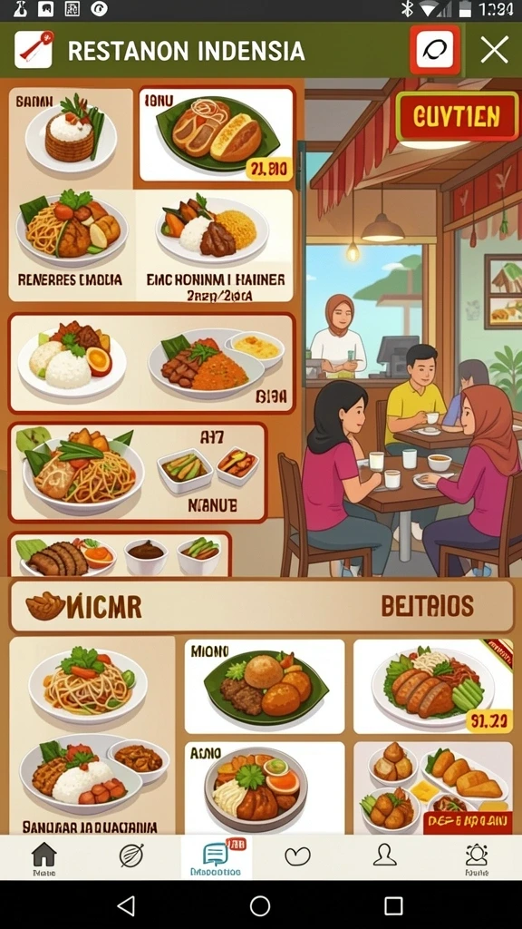 Tampilan antarmuka yang menarik dan mudah digunakan.