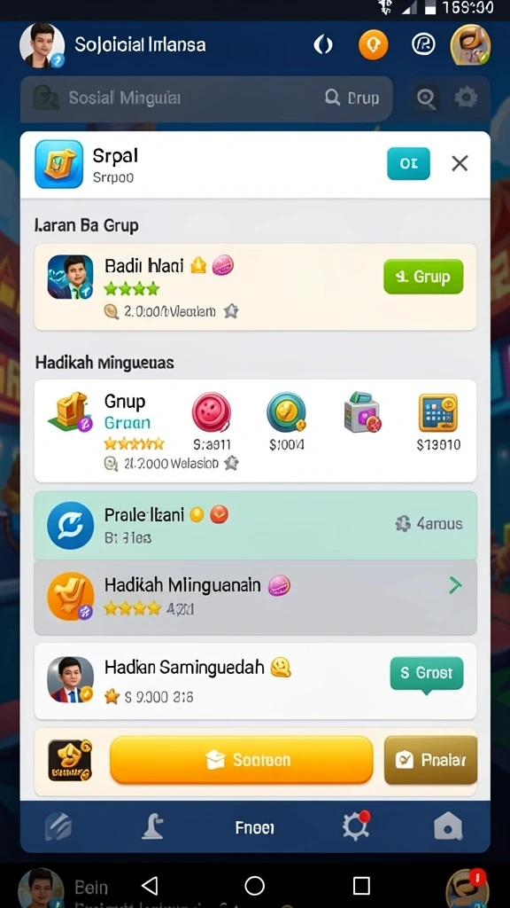 Tampilan antarmuka yang menarik dan ramah pengguna.