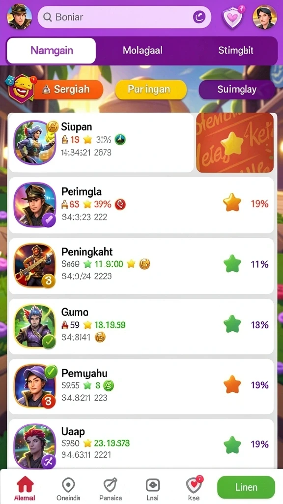 Tampilan antarmuka yang ramah pengguna.