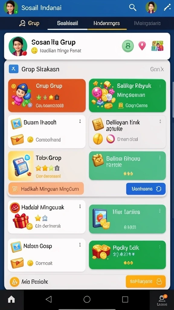Tampilan karakter utama yang detail dan dinamis.