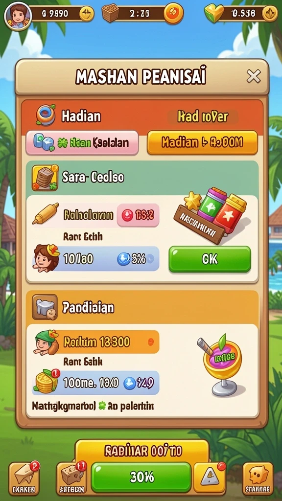 Tangkapan layar multiplayer yang menunjukkan interaksi sosial.
