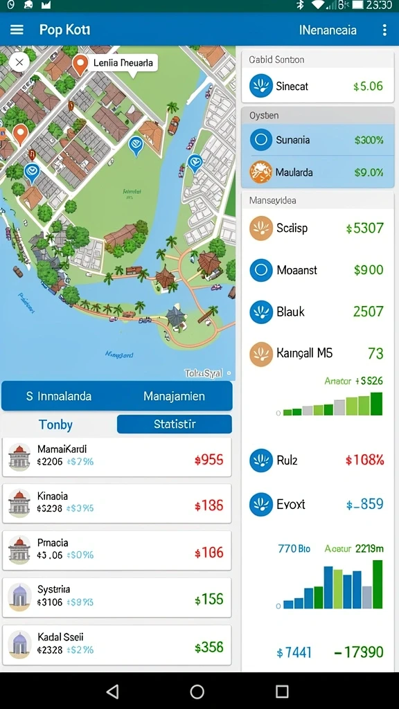 Screenshot yang menunjukkan karakter utama dalam aksi.