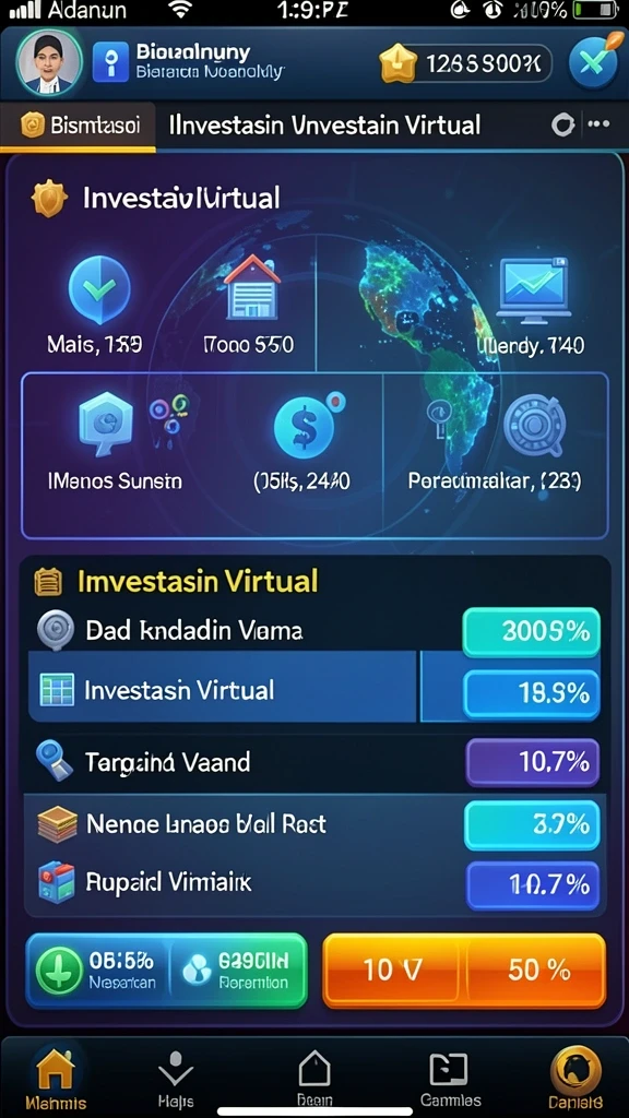 Level yang beragam dan menantang.