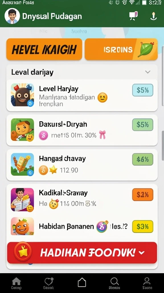 Karakter unik dengan latar belakang menarik.
