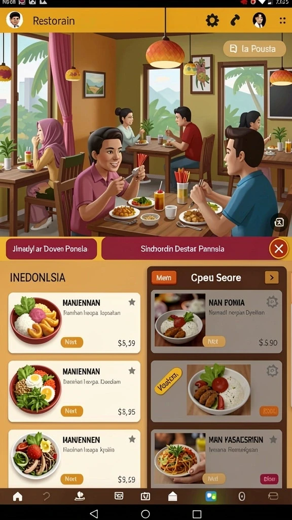 Gameplay yang menantang dan penuh strategi.