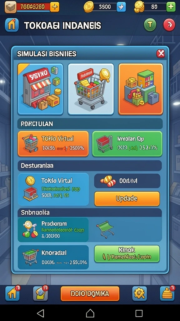 Tampilan antarmuka yang user-friendly dan menarik.