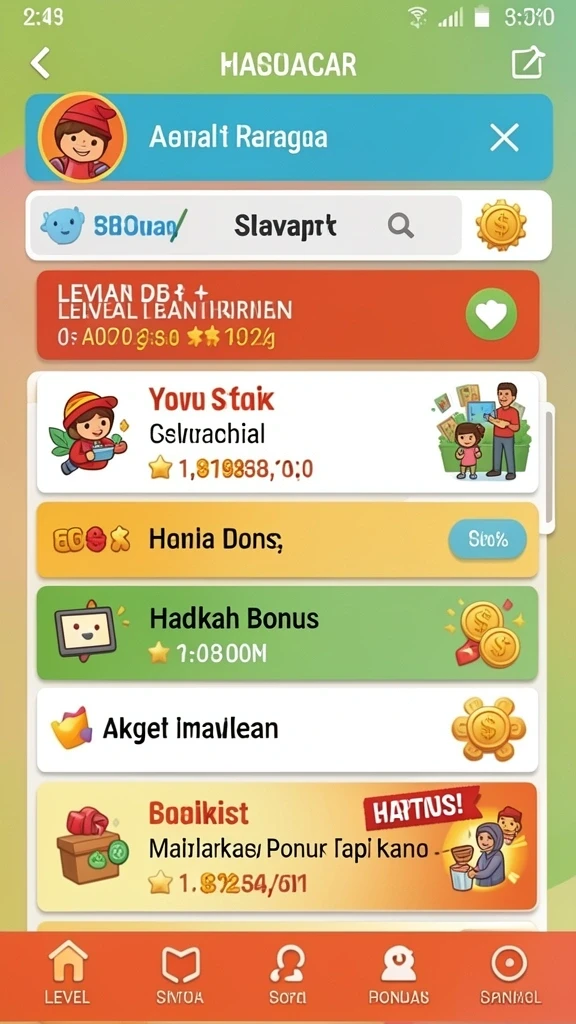 Tangkapan layar pertama menampilkan karakter utama dalam suasana hutan.