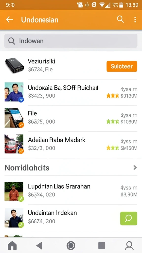 Tampilan antarmuka yang menarik dan user-friendly.