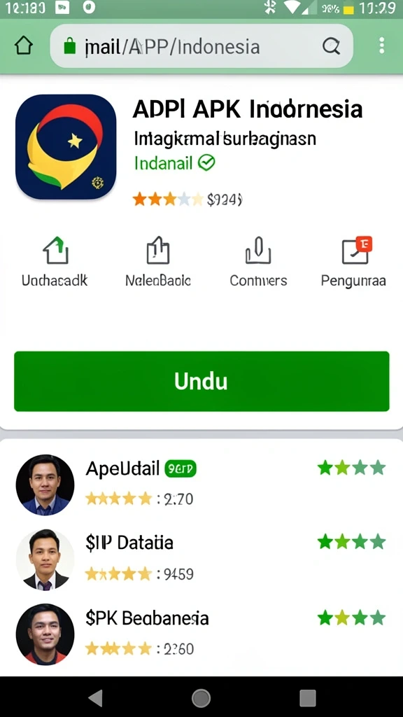 Tampilan antarmuka pengguna yang menarik dan modern.