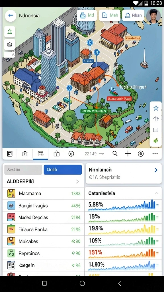 Interaksi pemain dalam mode permainan KAWAT4D.