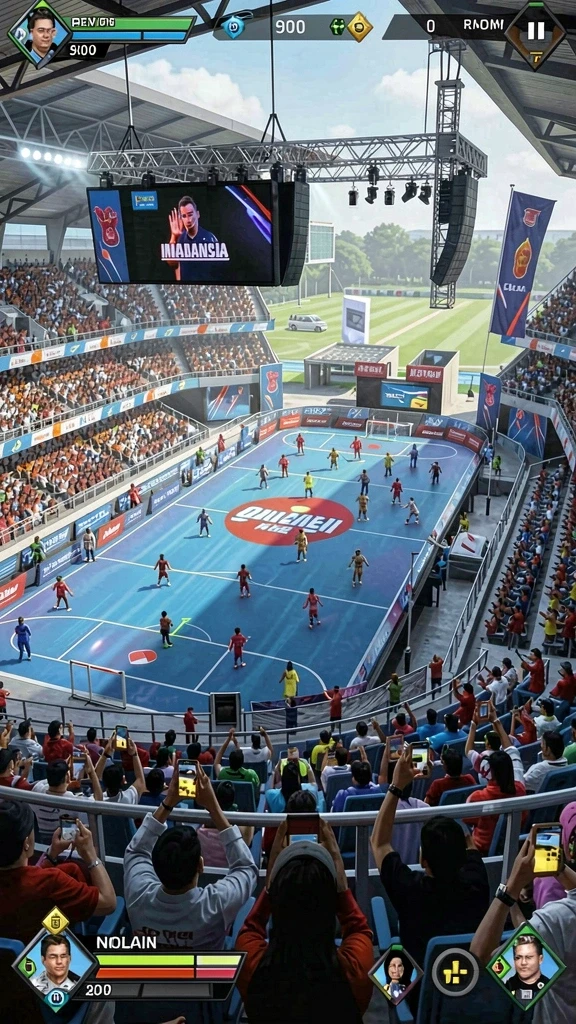 Tampilan awal permainan yang menarik dan intuitif.