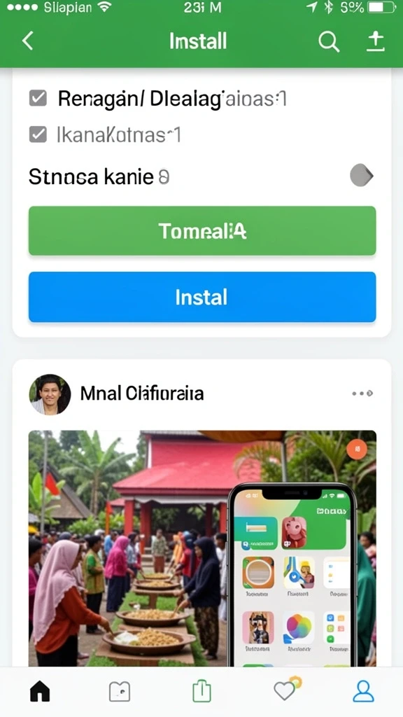 Tangkapan layar dengan item khusus untuk meningkatkan gameplay.