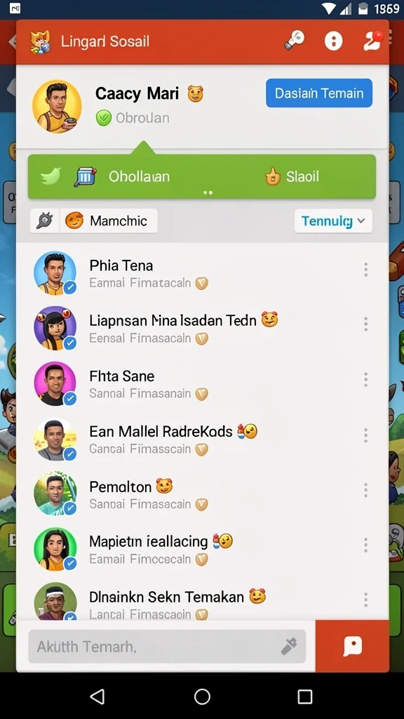 Tampilan antarmuka aplikasi yang menarik dan mudah dipahami.