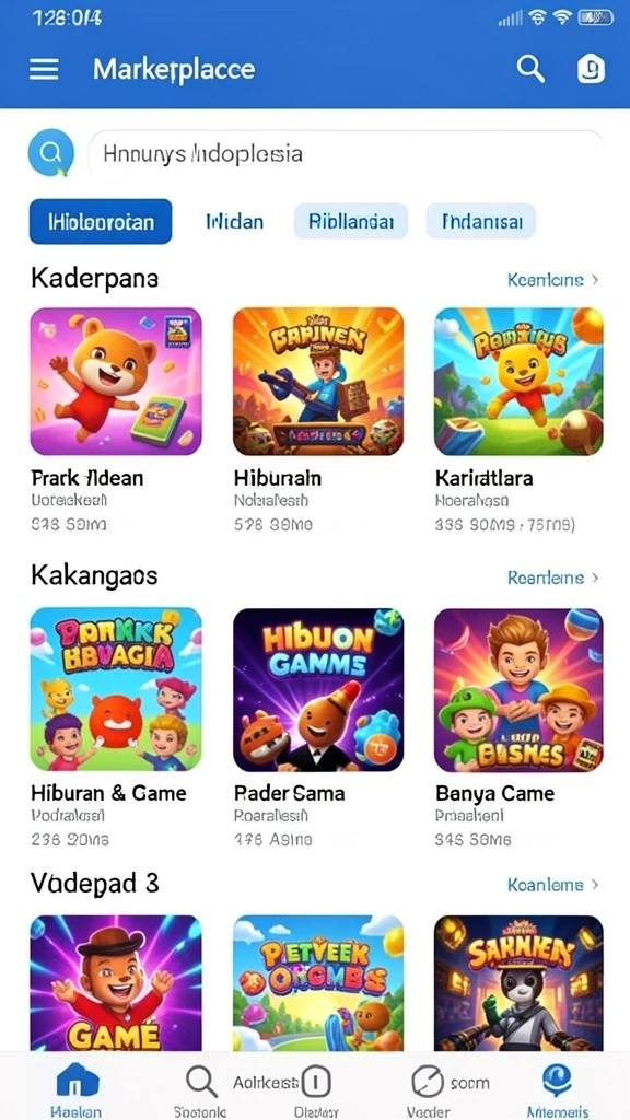 Tampilan utama aplikasi SUBUR88 yang menarik.
