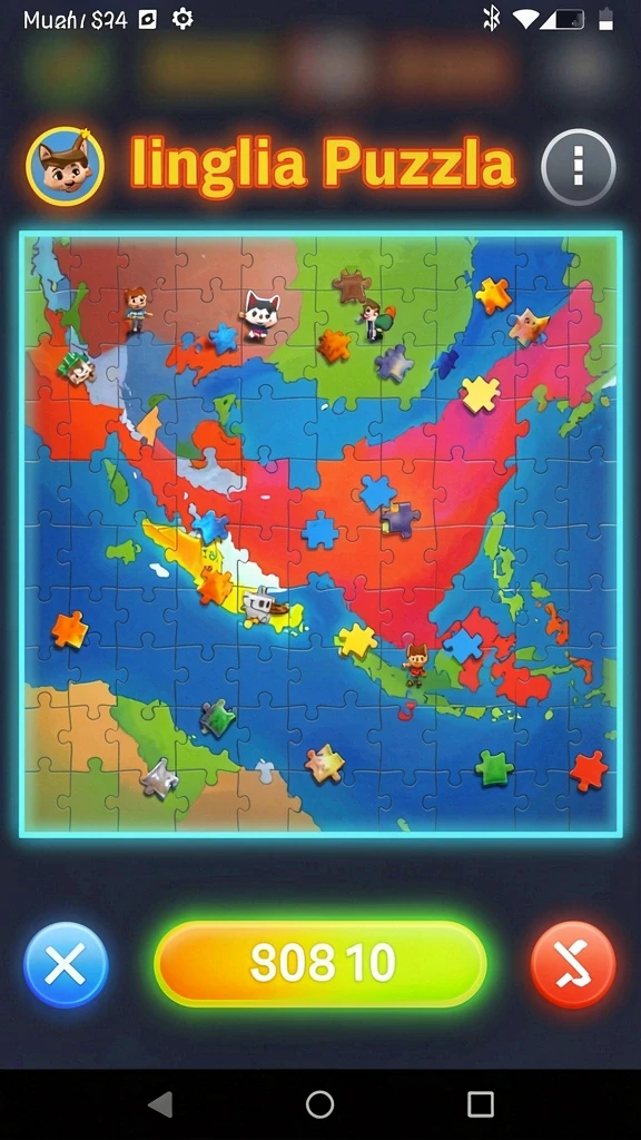 Tangkapan layar menunjukkan interaksi dengan pemain lain.