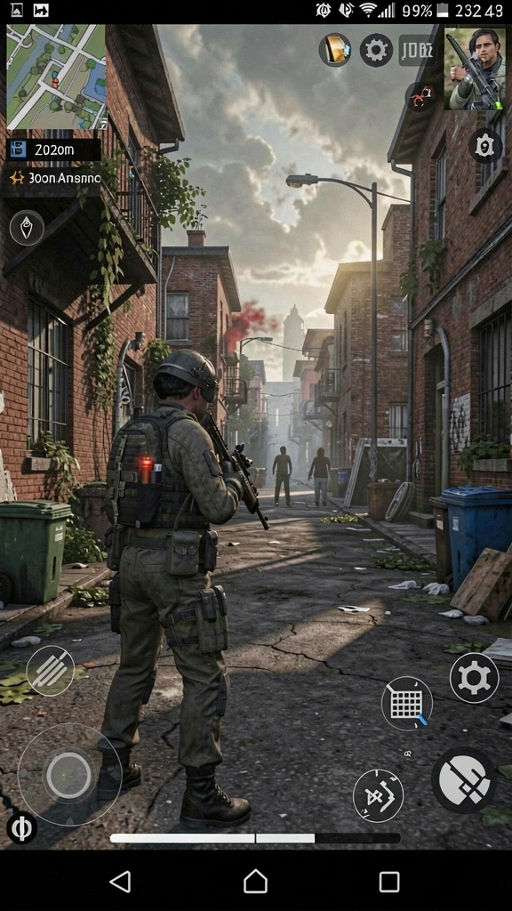 Tangkapan layar menampilkan peningkatan karakter dalam game.