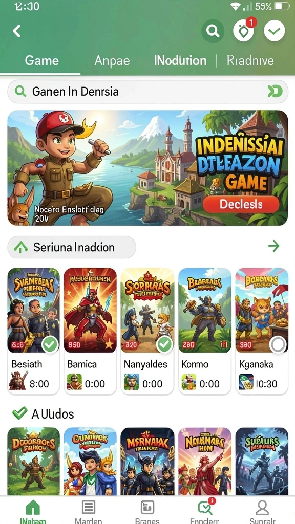 Karakter-karakter unik yang bisa kamu pilih.