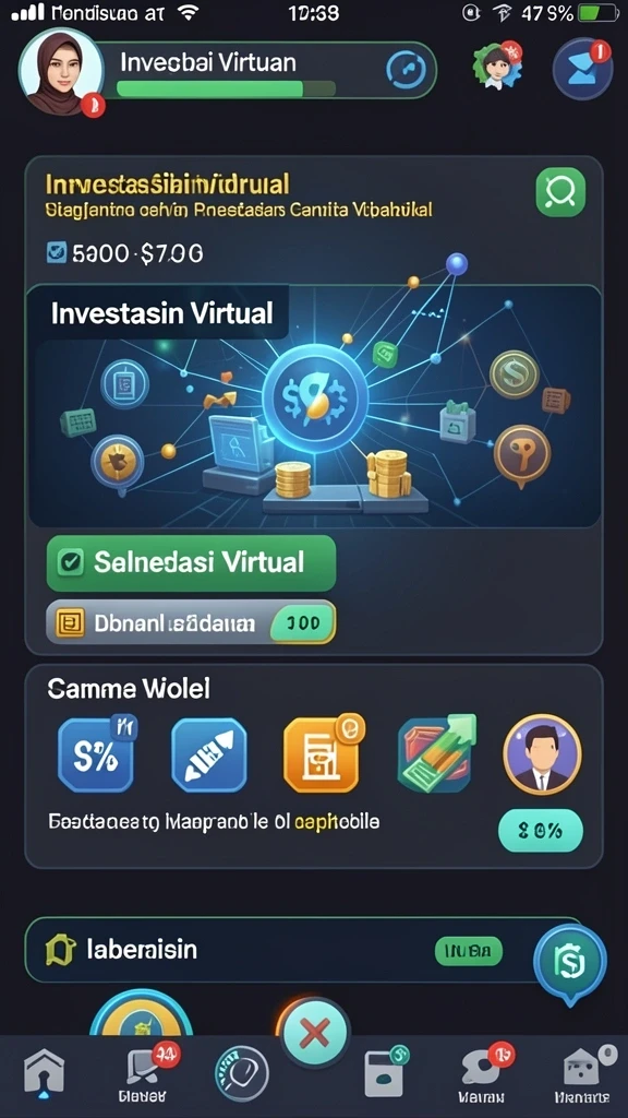 Screenshot fitur kustomisasi karakter yang mendetail.