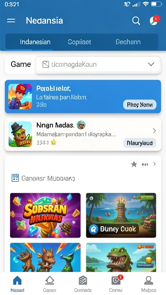 Tampilan awal permainan YUMETOTO yang cerah dan menarik.